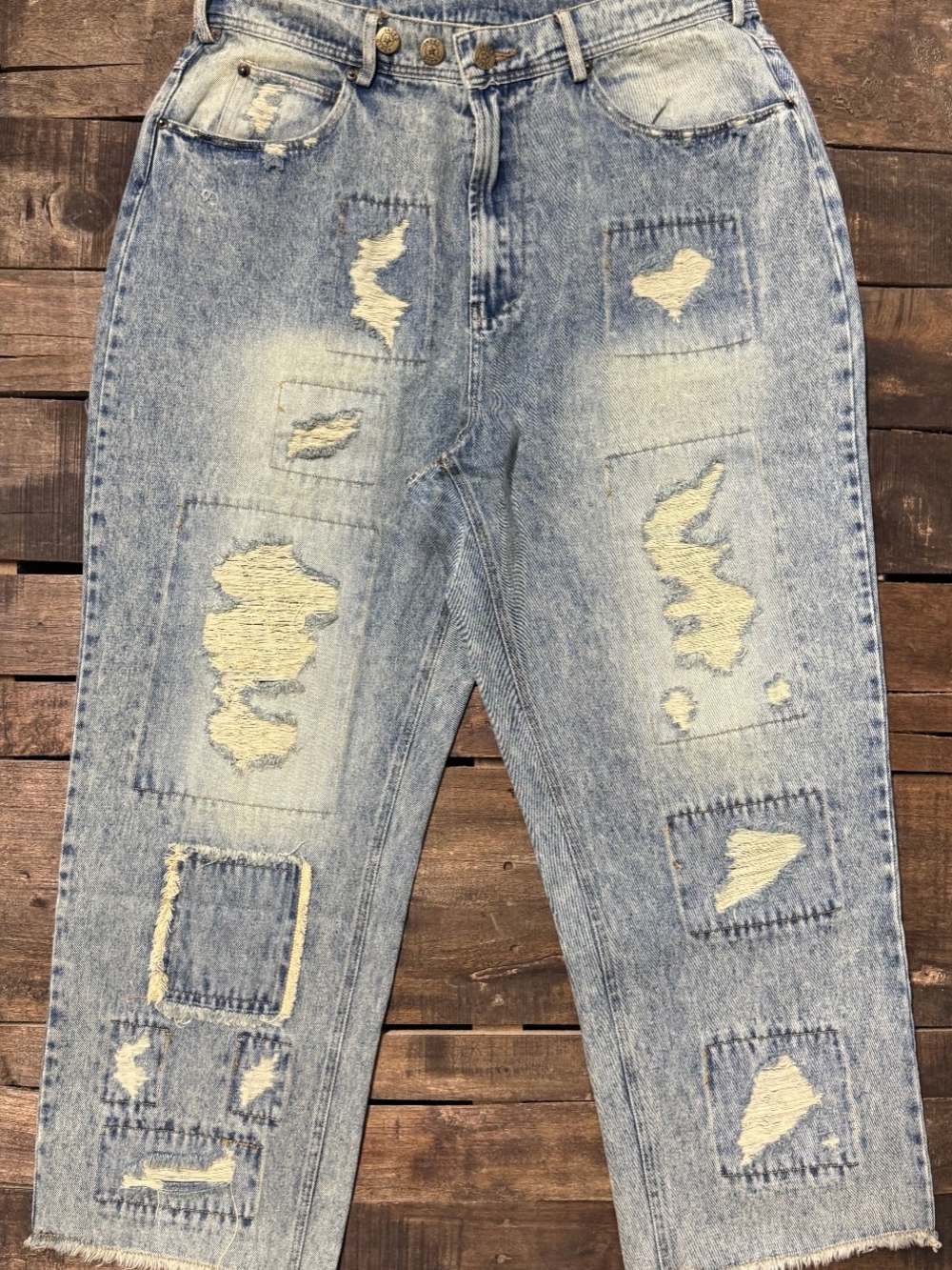 🔥BRAND NEW Endless Love Jeans - Jaded Gypsy - Light Blue Distressed Adjustable